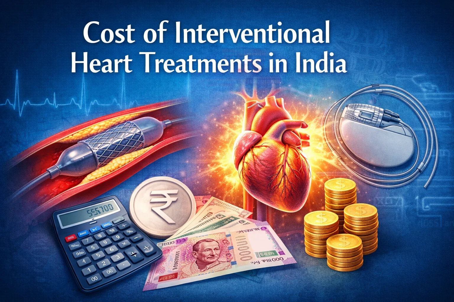 Cost of Interventional Heart Treatments in India